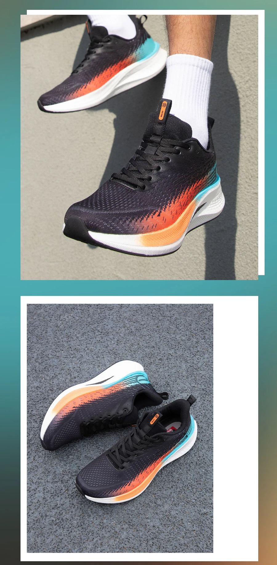 baasploa W3100 H1072 – Chaussures de running homme légères et professionnelles