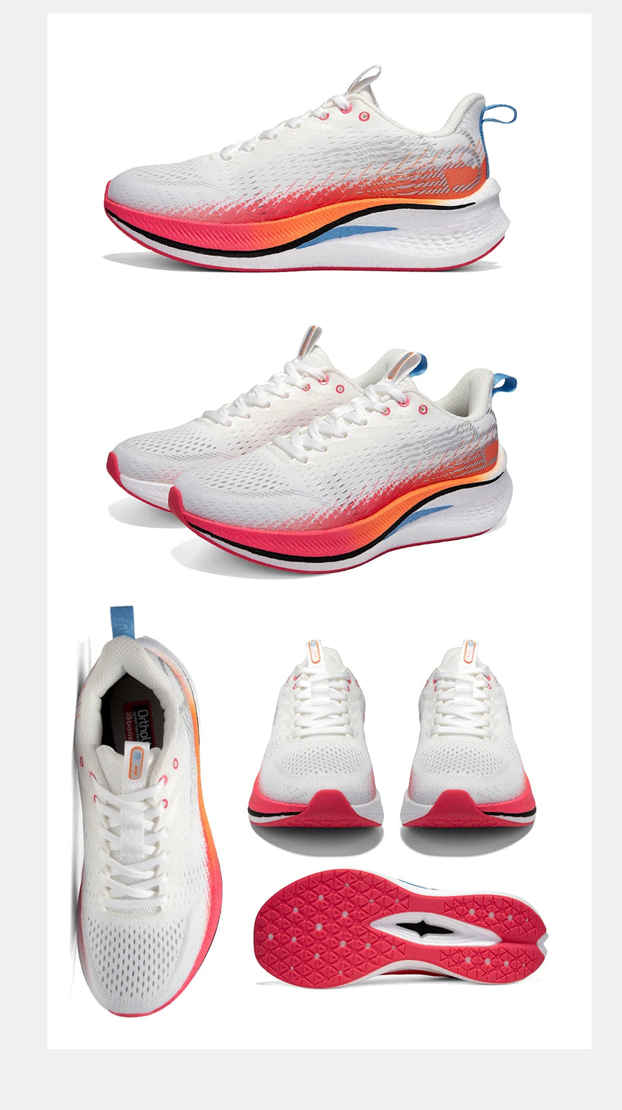 Baasploa H1072 – Chaussures de running femme respirantes et élévatrices
