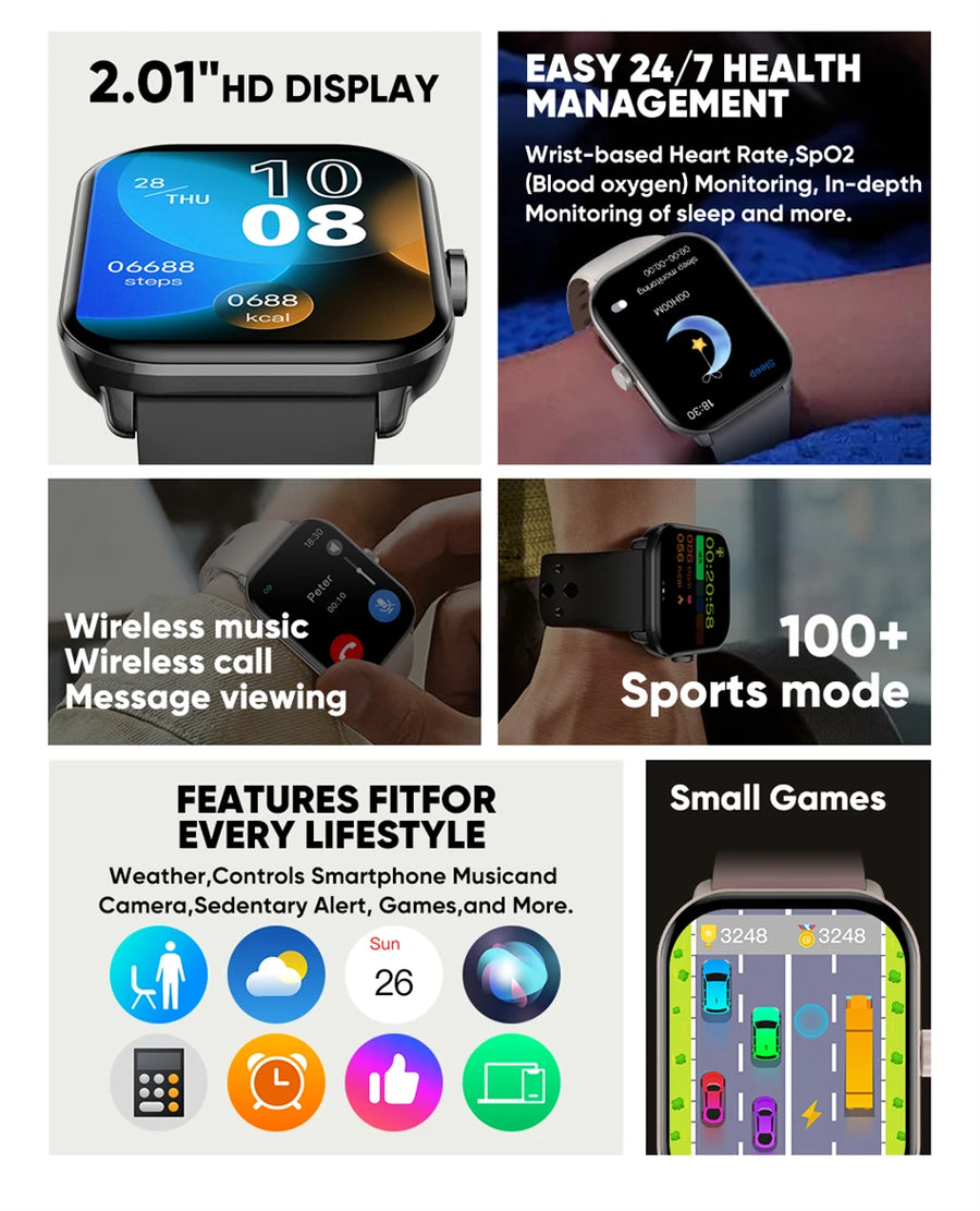 Montre Connectée BOXUXING Watch 5 Global
