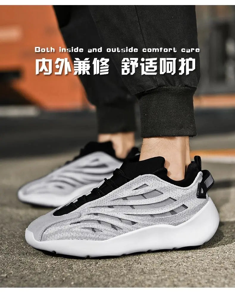 Men's Casual Sneakers Spring & Autumn - Breathable and Versatile Sneakers, Fashion Style