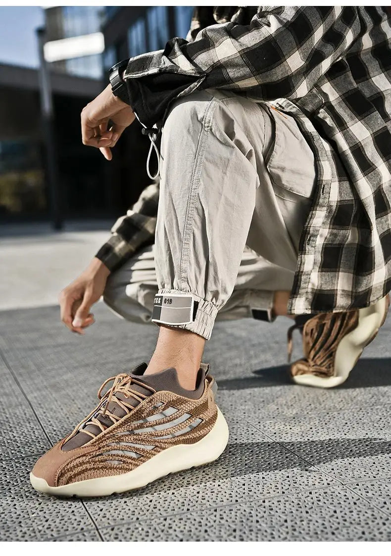 Men's Casual Sneakers Spring & Autumn - Breathable and Versatile Sneakers, Fashion Style