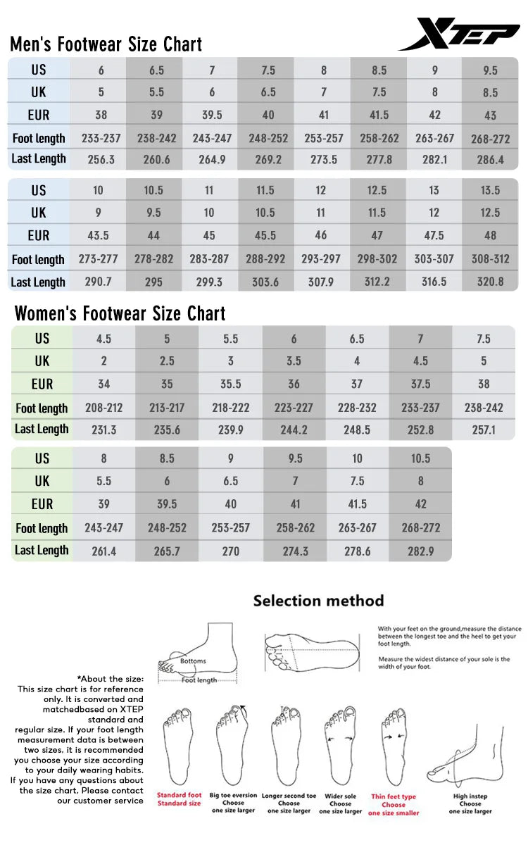 Xtep Marathon Pro – Chaussures de course homme respirantes à amorti dynamique